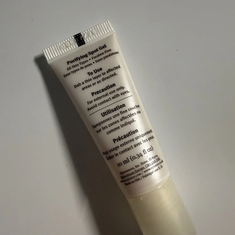 Epionce Purifying Spot Gel Blemish Clearing Tx 10ml 0.34oz Acne Treatment